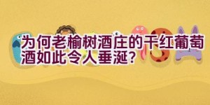 为何老榆树酒庄的干红葡萄酒如此令人垂涎？