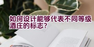 如何设计能够代表不同等级酒庄的标志？