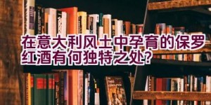 “在意大利风土中孕育的保罗红酒有何独特之处？”