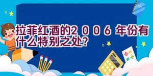 拉菲红酒的2006年份有什么特别之处？