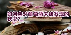 如何应对葡萄酒未被发现的状况？