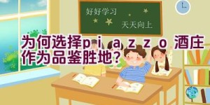 “为何选择piazzo酒庄作为品鉴胜地？”