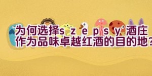 “为何选择szepsy酒庄作为品味卓越红酒的目的地？”