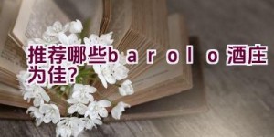 推荐哪些barolo酒庄为佳？