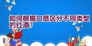 如何根据口感区分不同类型的红酒？