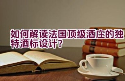 如何解读法国顶级酒庄的独特酒标设计？