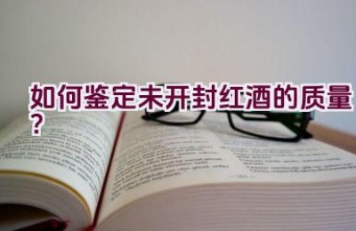 如何鉴定未开封红酒的质量？