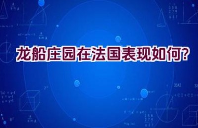 龙船庄园在法国表现如何？