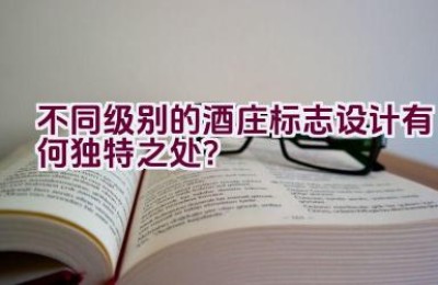 不同级别的酒庄标志设计有何独特之处？