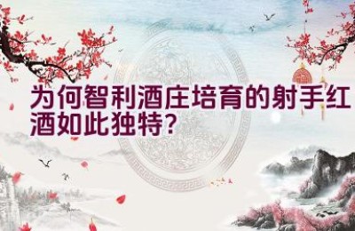 “为何智利酒庄培育的射手红酒如此独特？”