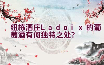 纽栋酒庄Ladoix的葡萄酒有何独特之处？插图