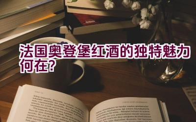 法国奥登堡红酒的独特魅力何在？插图