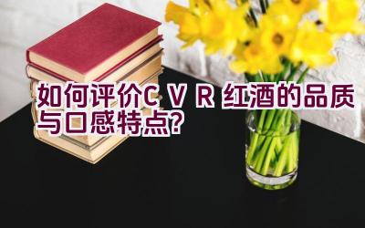 “如何评价CVR红酒的品质与口感特点？”插图